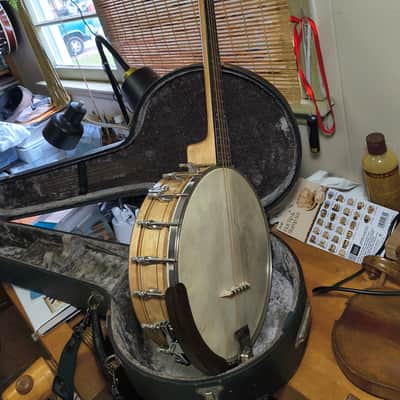 Triple-X Tenor Banjo William L. Lange Co. 1920’s  Style “A” 17 Fret - w/OHSC image 5