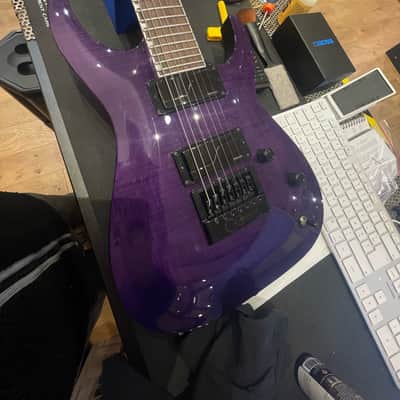 ESP LTD SH-7 Evertune Brian (Head) Welch Signature 2017 - Present - See Thru Purple image 8