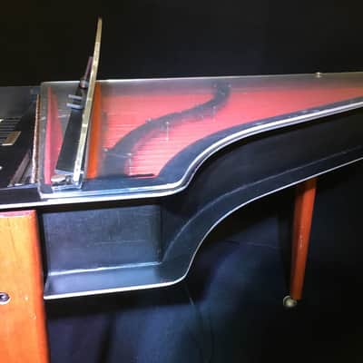 Baldwin Solid Body Harpsichord 1967 Black w/Red Soundboard image 11