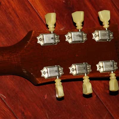 1966 Gibson J-160E, Iced Tea Sunburst image 6