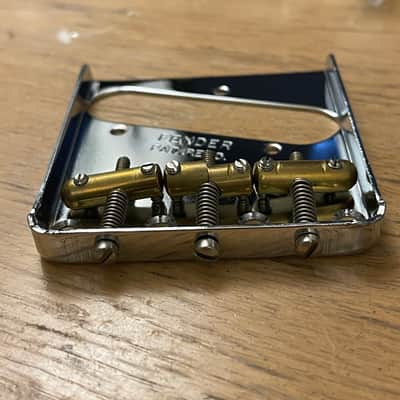 Fender Custom Shop RSD Tele Saddle Bridge Chrome American Vintage Original USA Telecaster NOS image 3