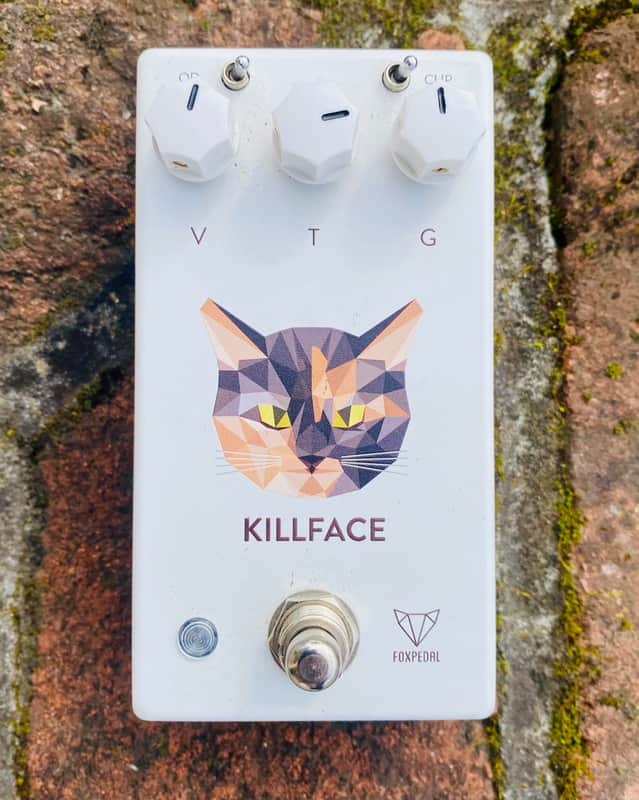 FOX PEDAL KILLFACE V2 TRANSPARENT BASS OVERDRIVE W/BOX