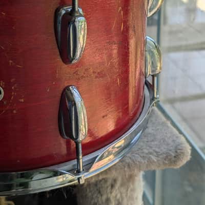 Slingerland 12" Rack tom 1970s-1980s - Red violin image 7