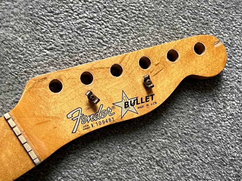 1982 Fender Bullet guitar neck USA American maple image 1
