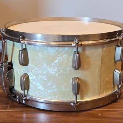 Slingerland Radio King 1951 - White Marine Pearl image 3