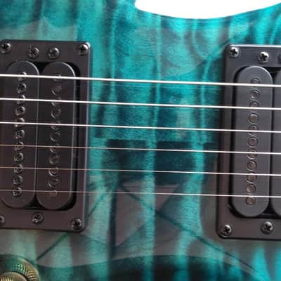 Carvin CT6 Aquaburst Quilt, Black Korina Electric Guitar image 6