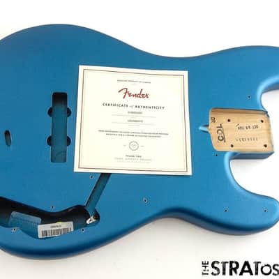 Fender American Performer Precision P Bass BODY, USA Satin Lake Placid Blue image 2