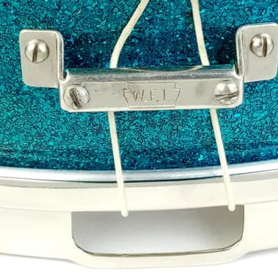 WFL Ludwig 6.5x14"Contest Snare Drum Blue Sparkle Vintage'55 NOB Stick-Chopper50 image 19