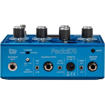 Warm Audio WA-76PB Pedal76 All-Analog Transformer-Balanced FET Compressor Limited Edition - Blue image 3