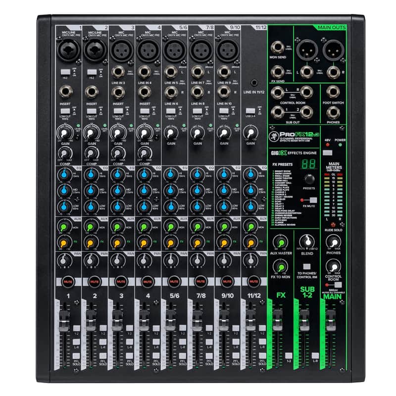 Mackie ProFX12v3 Professional Effects Mixer image 1