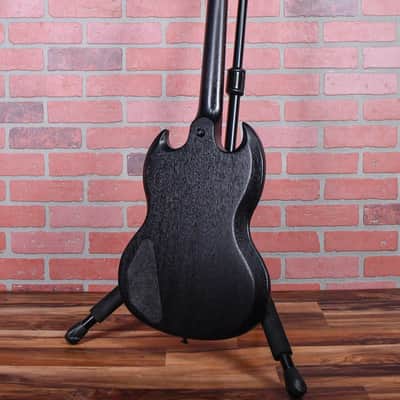 Gibson SG CM Black Limited Edition Satin Ebony FRX Floyd Rose 2016 w/Gator Softshell Case image 6