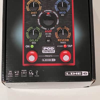 Line 6 POD Express Guitar Headphone Amp Modeler Audio Interface Battery Powered Great Thing image 4