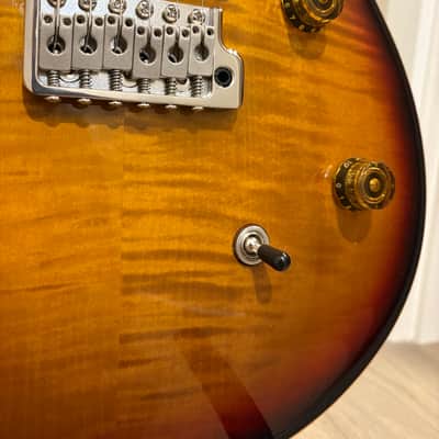 PRS CE-24 Amber Sunburst 2022 - with Black Satin neck image 3