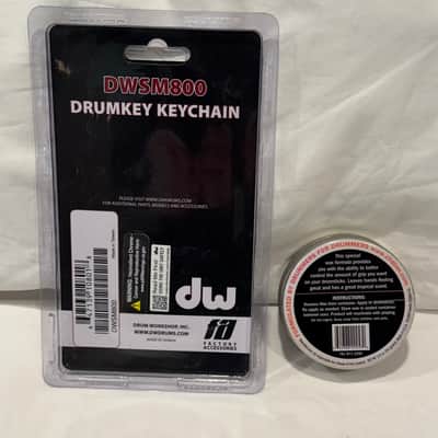DW DWSM800 Drum Key Keychain & Zildjian Drumstick Wax - NEW image 2