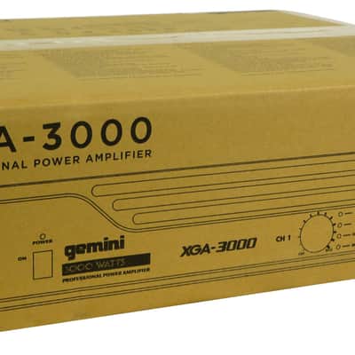 Gemini XGA-3000 3000 Watt Professional DJ/PA Live Sound Power Amplifier XGA3000 image 10