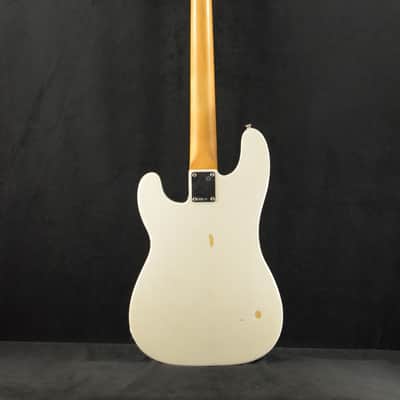 Fender Mike Dirnt Road Worn Precision Bass Maple Fingerboard White Blonde image 8
