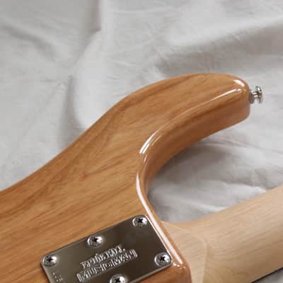 Ernie Ball Music Man StingRay 5 H Left Handed Lefty 5 String Electric Bass - Natural Gloss Finish image 20