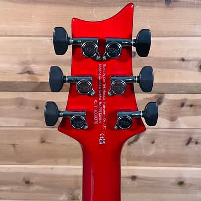 PRS SE Custom 24 "Floyd" Electric Guitar - Charcoal Cherry Burst image 6
