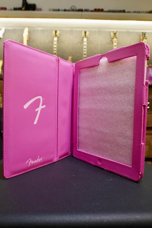 Fender I Pad Leather Case  Pink image 1