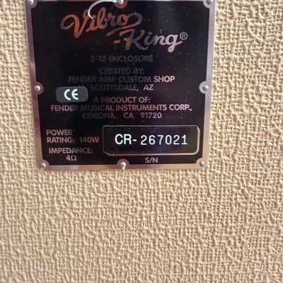 Fender Custom Shop Bruce Zinky Vibro-King • 6V6 Reverb Driver • 2x12 Extension Cabinet • USA image 11