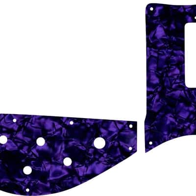 WD Custom Pickguard For Rickenbacker 4003 Bass #28PR Purple Pearl