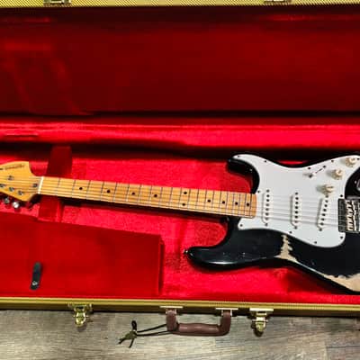 MyDream Stratocaster Custom Built -Heavy Relic Black CBS Hepcat 69 image 2