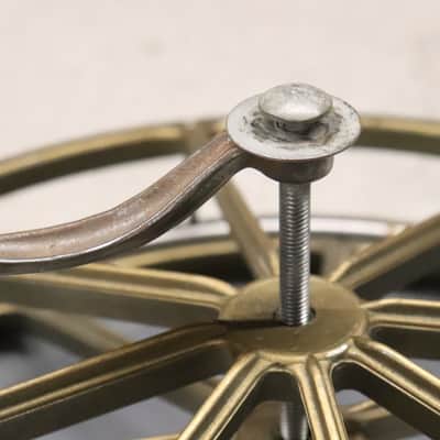 Remo 16" Roto Tom Drum Gold / Chrome Vintage 1970's image 5