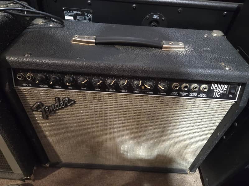 Fender Deluxe 112 Plus 2-Channel 90-Watt 1x12" Solid State Guitar Combo 1995 - 1999 - Local Pickup Only image 1