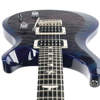 PRS S2 Custom 24 LTD Edition Quilted Maple Faded Gray Black Blue Burst 2023 image 12