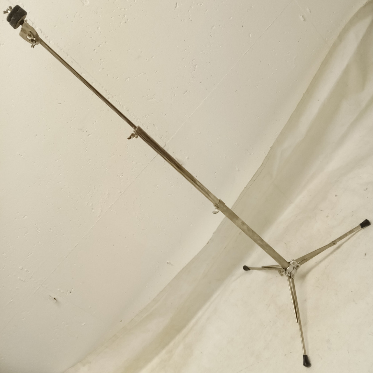 Gretsch Flat-Base Cymbal Stand Nickel Plated W&A Walberg & Auge Flush Vintage50s — main photograph