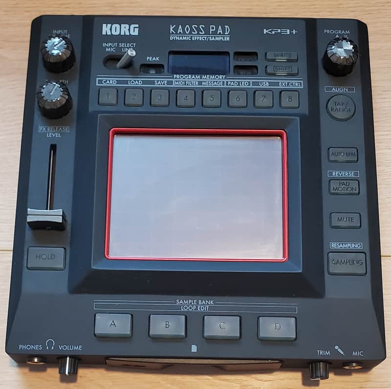 Korg KP3+ Kaoss Pad 3 + Dynamic Effects Unit/Sampler 2010s - Black image 1