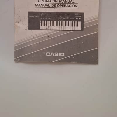 Casio SK1 80s USER GUIDE ONLY (Eng/SP)