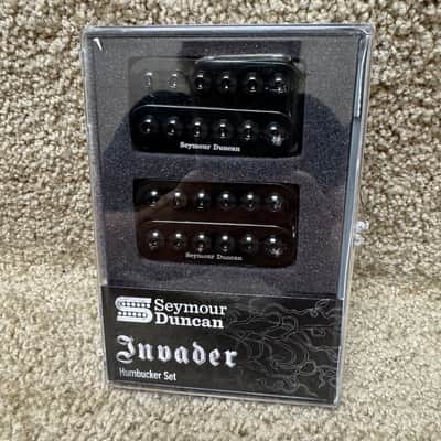 Seymour Duncan SH-6n & b Invader Humbucker Pickup Set Black image 3