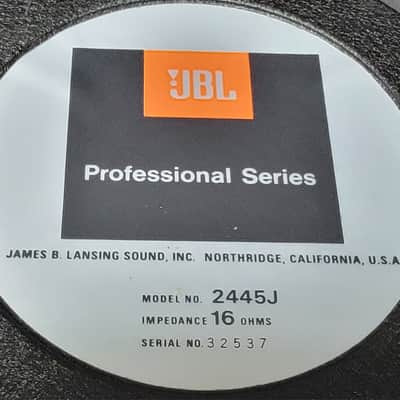 JBL 2445J Horn / High Frequency Driver 16 Ohms 2" Exit image 7