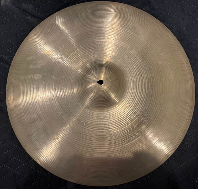 Zildjian Vintage 20” Ride Cymbal Hollow Logo Era image 1