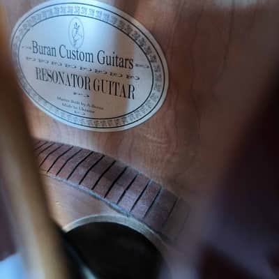 (made in Ukraine) Buran Custom Hi-End Resonator Guitar '2024 Vintage Sunburst w/case image 4