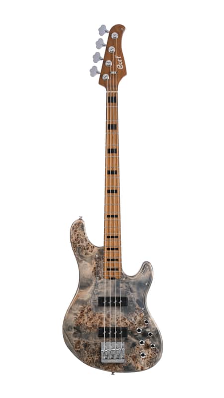 Cort GBMODERN4OPCG GB Series Modern Bass Guitar. Open Pore Charcoal Grey image 1