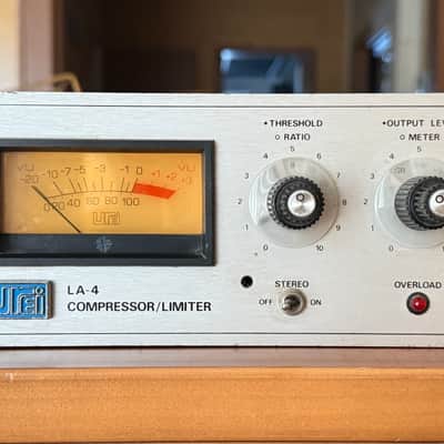 Urei LA-4 Compressor Limiter Pair 1980s - Silverface image 2