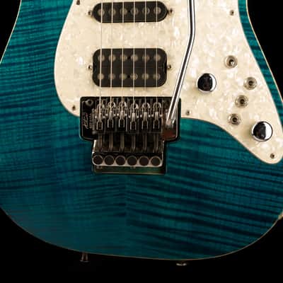Pre Owned 1991 Tom Anderson Drop Top HSS Flametop Translucent Blue With Case image 5