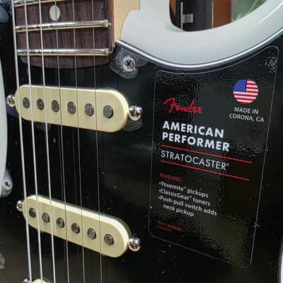 Fender American Stratocaster BRAND NEW Performer Olympic White Rosewood Pro USA Strat Electric Guitar image 3