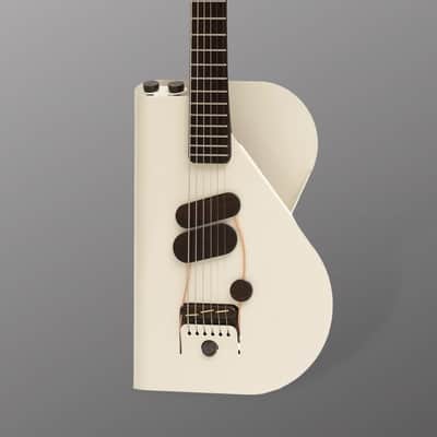 Verso Orbit Baritone - 2024 - Oyster White - Sheet Metal Body w/ freely adjustable Magnetic Pickups SC1 Neck & HB2 Bridge - NEW. (Authorized Dealer) image 6