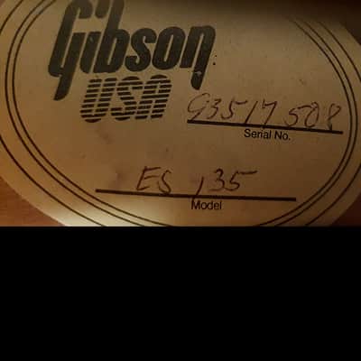 Gibson ES-135 1997 - Vintage Sunburst image 8