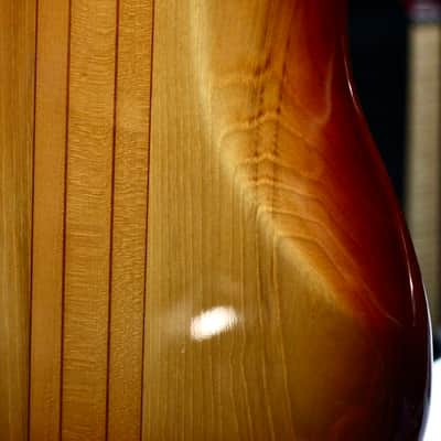 Fernandes FPM-70 Neck-Through Precision Bass; Burst; Amazing woods! image 2