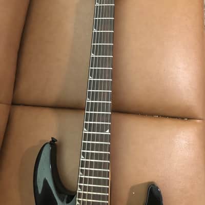 Jackson 7 string w/ EMG pickups + gig bag and cable. 2016/gloss black image 3
