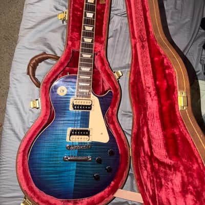 2021 Gibson Les Paul Traditional Pro V - Blueberry Burst image 1