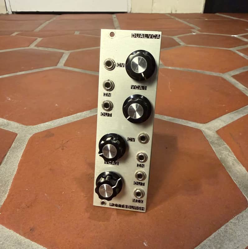 Pittsburgh Modular Dual VCA Module 2010s - Silver image 1