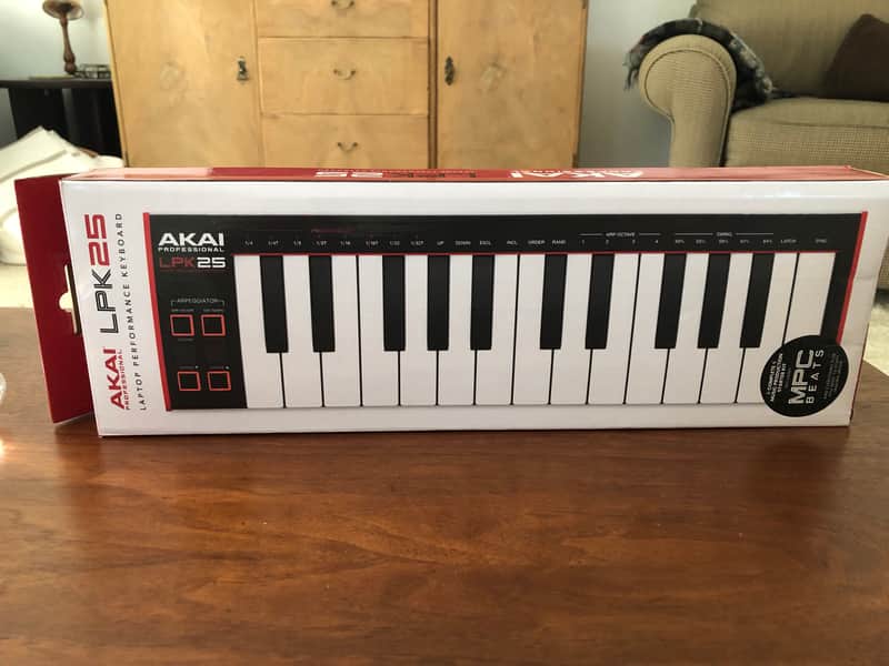 Akai LPK25 MKII 25-Key MIDI Controller 2022 - Present - Black image 1
