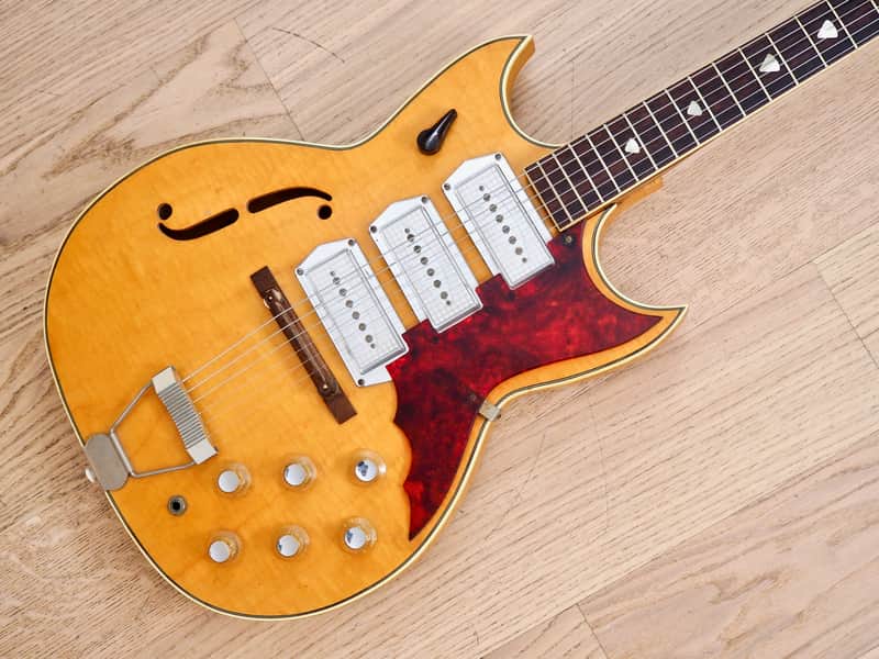 1960s Kay Pro P-3 Thinline Doublecut Vintage Guitar Barney Kessel Kleenex Box w/ Case, Swingmaster image 1