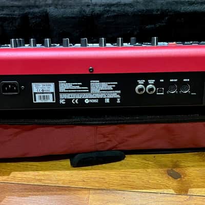 Nord Piano 3 Keyboard Hammer Weighted Action Keys Digital Piano 2018 - Red + Padded Soft Case w Wheels + Sustain Pedal image 6