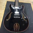 Ibanez AS73-BK-12-03 Black w/ custom pinstriping